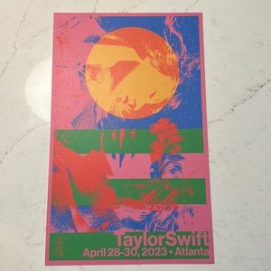Taylor Swift ERAS Atlanta show poster